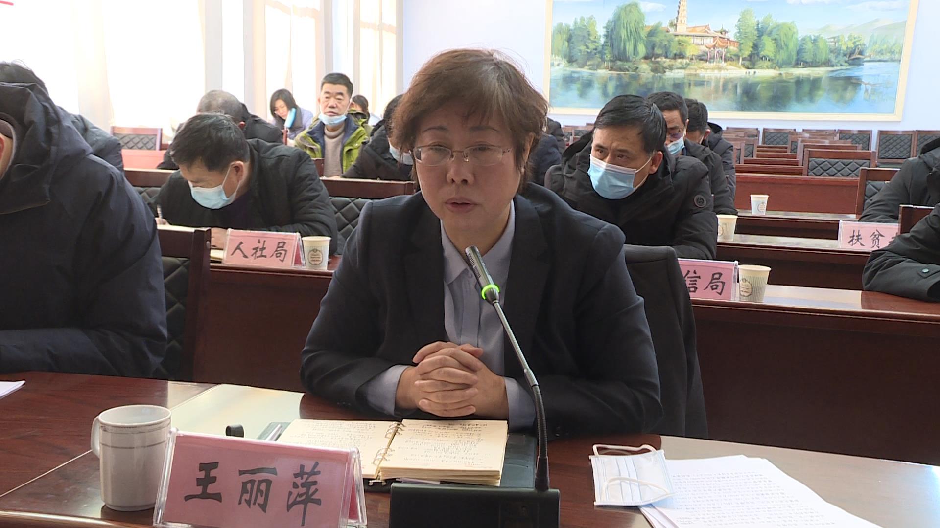 王丽萍就贯彻全市会议精神,做好广灵经济工作进行安排部署,要求全县
